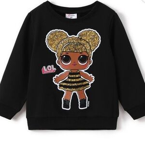 PatPat Black Girls Sweatshirt LOL Surprise 2Y NWT
